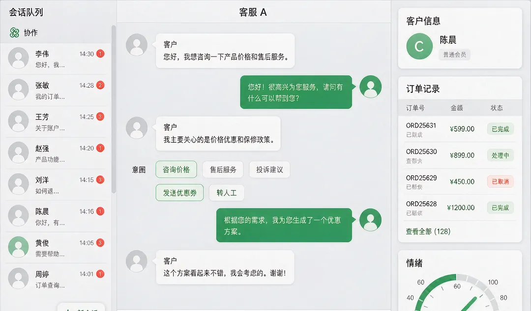 文案创作工作台 界面截图