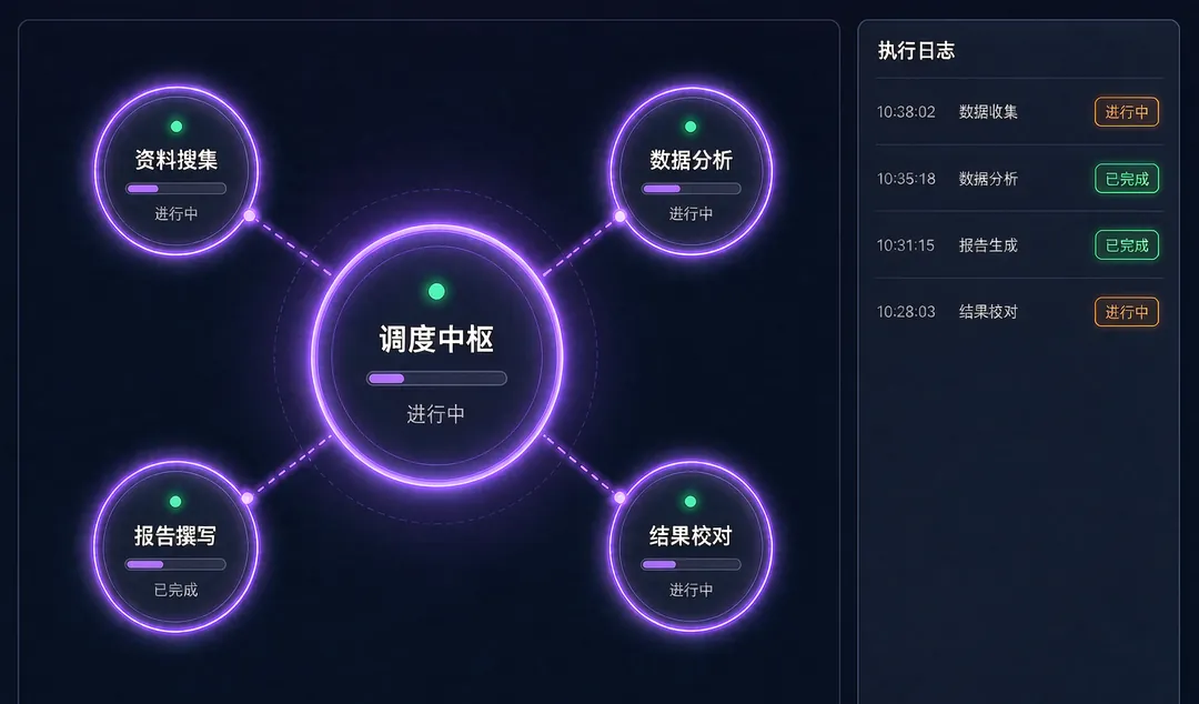 多智能体协作团队 界面截图